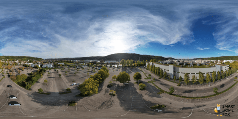 Ein Sphäre-Panorama Panorama der DJI Mini 3 Pro.